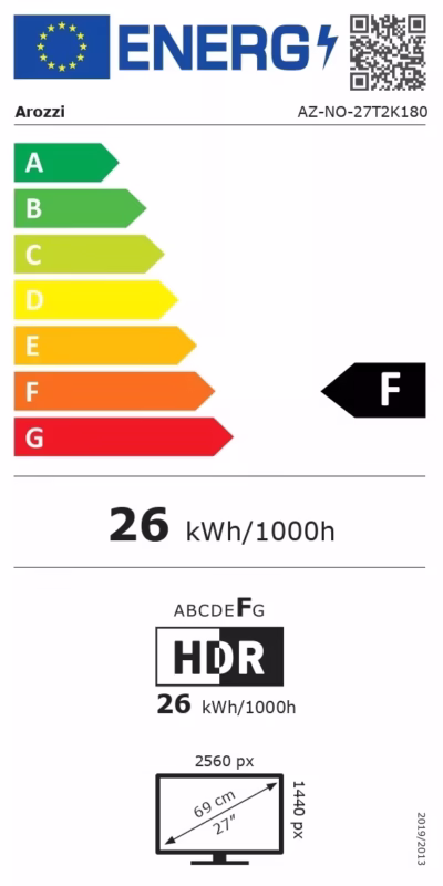 Arozzi Nova 27" QHD IPS 180Hz (v5)