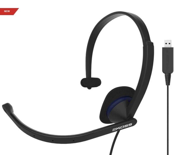 Koss CS195 USB On-Ear Headset (Black)